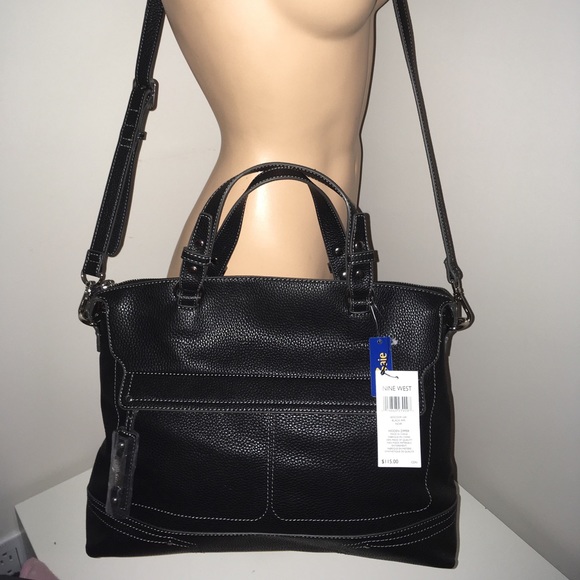 Nine West Crossbody Messenger Tote Hand Bag 14x11x4.5 inches New - Picture 1 of 10